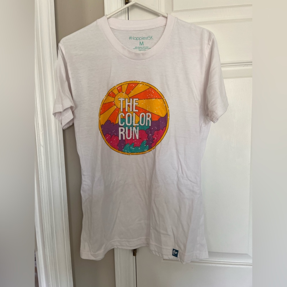 vintage color run t-shirt